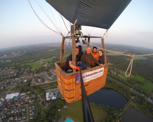 Prive ballonvaart boven Eindhoven